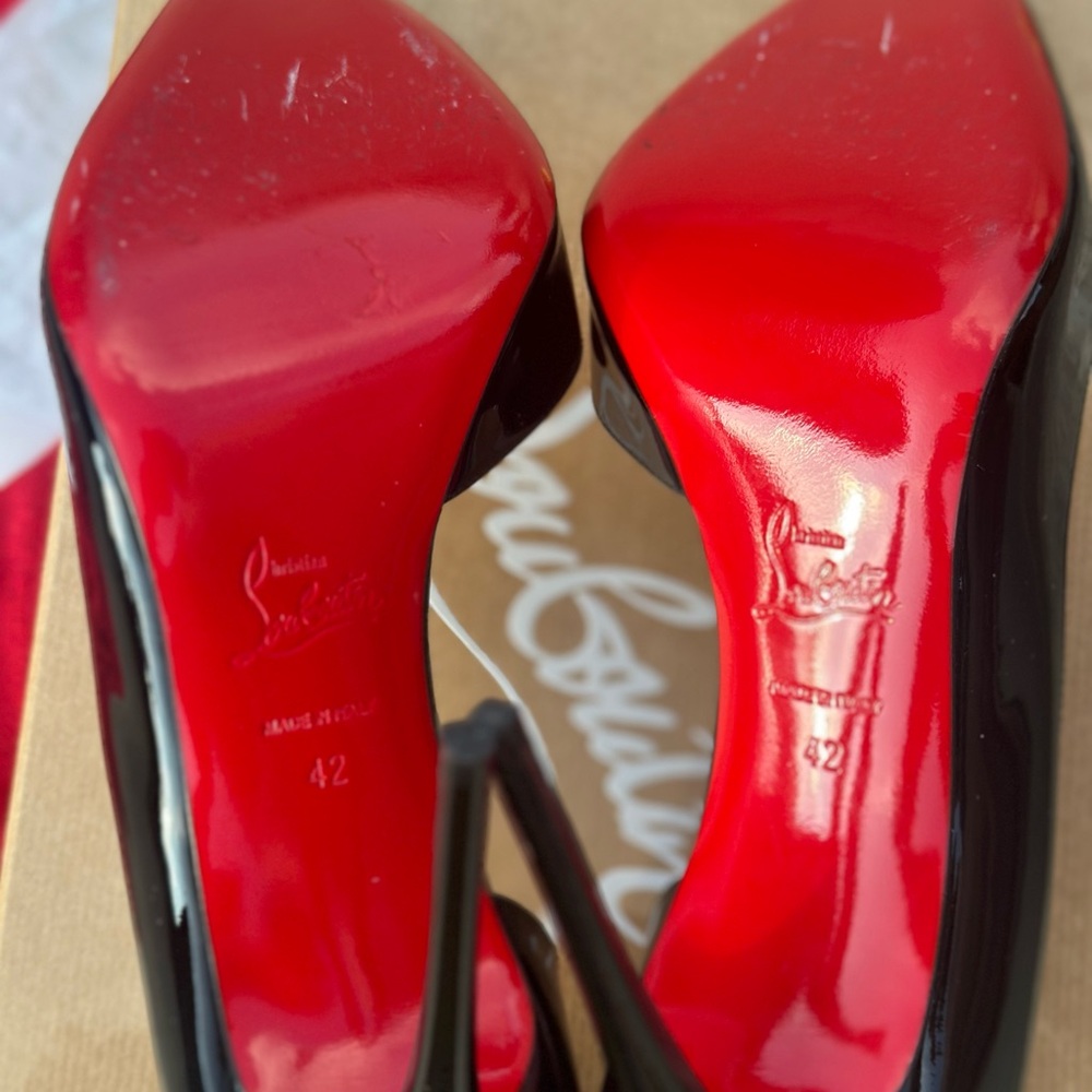 Christian Louboutin Black Stiletto Heels - Picture 7 of 10